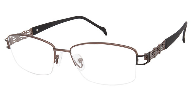 STEPPER Eyeglasses 50207 SI BROWN F019/BRN