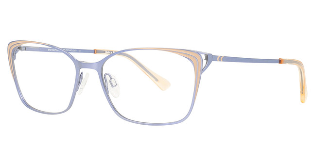 Easyclip Eyeglasses EC545 Matt Beige & Matt Light Blue/10