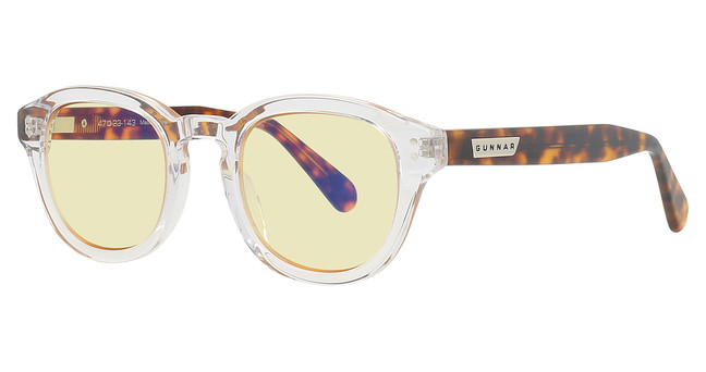 GUNNAR Optiks Eyeglasses EMERY CRYSTAL TORTOISE/087