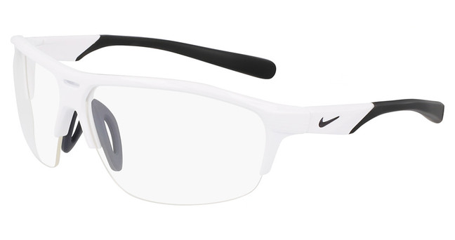 Nike Eyeglasses RUN X2 D WITH 2.0 TRIVEX (101) WHITE/BLACK/TRIVEX/101