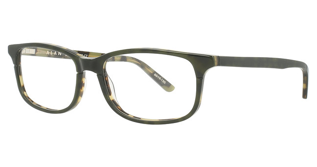 Alan J Eyeglasses AJ-158 Evergreen/Tokyo/2