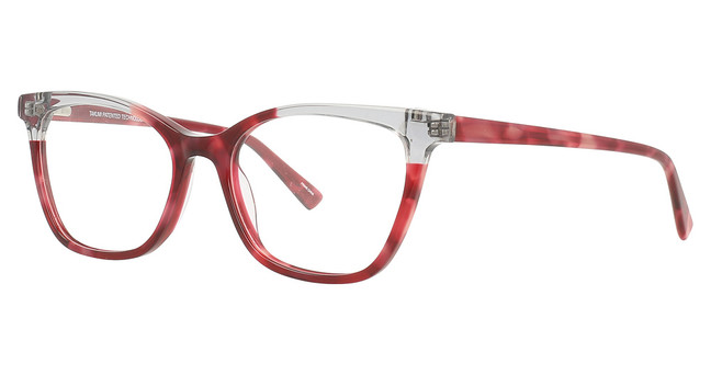 Takumi Eyeglasses TK1154 Red & Pink Marbled & Crystal Grey / Red & Pink Marbled/30