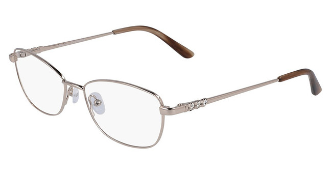 Marchon NYC Eyeglasses TRES JOLIE 191 (710) LIGHT GOLD/710