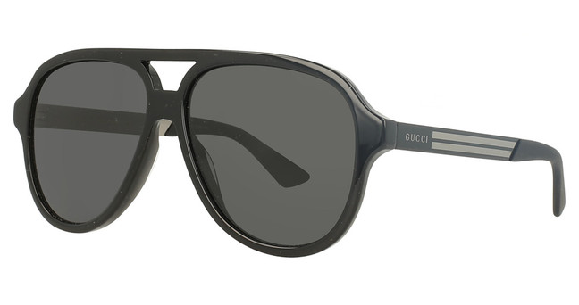 Gucci Eyeglasses GG0688S BLACK-BLACK-GREY/001