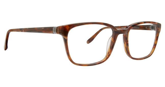 Badgley Mischka Eyeglasses Thomas Brown Horn/BRHN