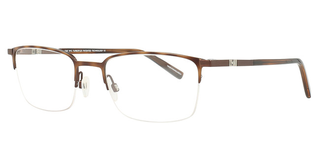 OAKNYC Eyeglasses O3009 Shiny Demi Brown/10