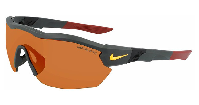 Nike Eyeglasses NIKE SHOW X3 ELITE L M DJ5559 (355) MATTE SEQUOIA/GREY-ORANGE/355