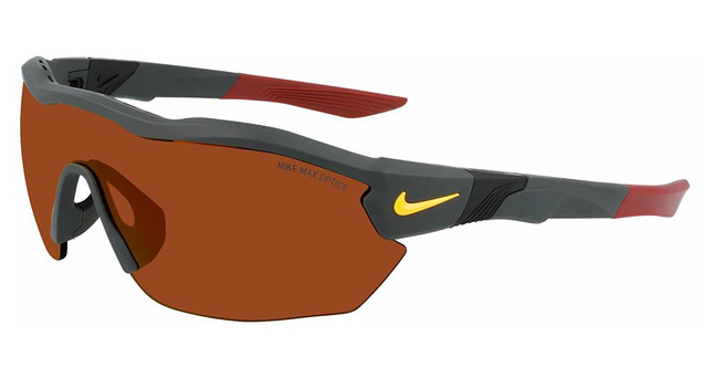 Nike Eyeglasses NIKE SHOW X3 ELITE M DJ2027 (355) MATTE SEQUOIA/GREY-ORANGE/355