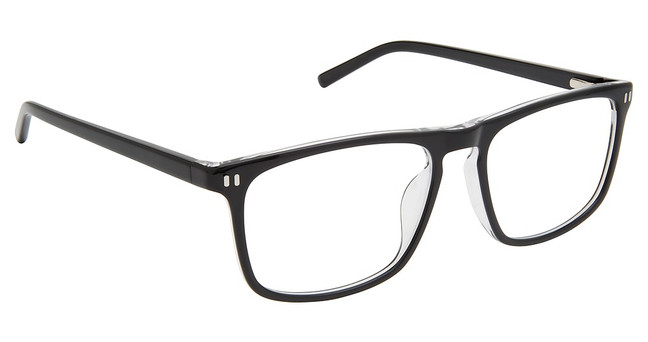 Superflex Eyeglasses SF-591 BLACK CRYSTAL/S300