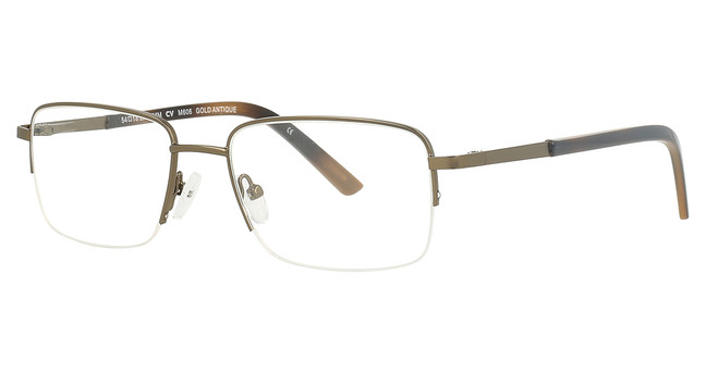 Advantage Eyeglasses M606 GOLD ANTIQUE