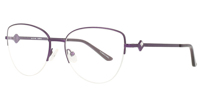 Bulova Eyewear Eyeglasses Fleecydale Purple