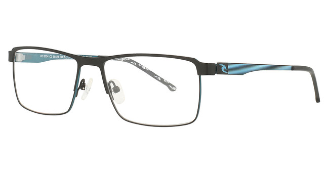 Rip Curl Eyeglasses RC2034 Matt Black/Aqua/C-2