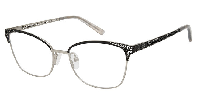 Nicole Miller Eyeglasses Delavan BLACK/GOLD/C01