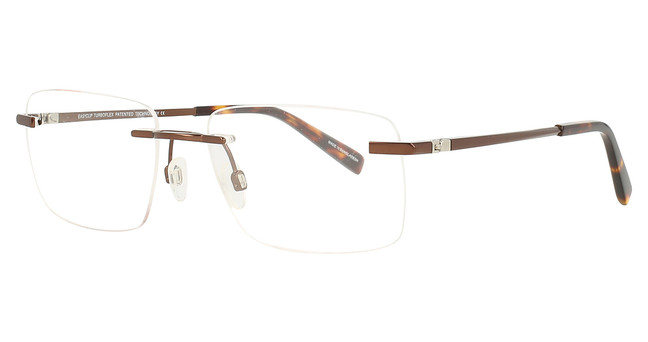 Easyclip Eyeglasses EC571 Satin Brown/10
