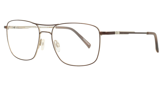 Easyclip Eyeglasses EC579 Stn Steel Gold & Matt Brown / Stn Steel Gold & Matt Brown/10
