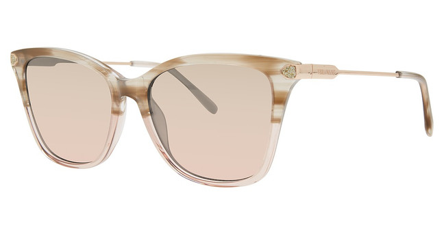 Vera Wang Eyeglasses Luan Blush Horn/BL