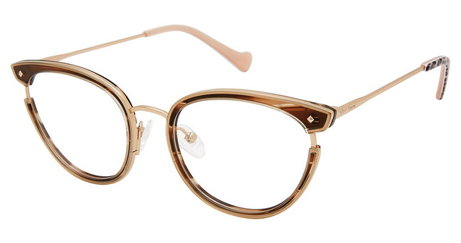 BETSEY JOHNSON Eyeglasses YES PLEASE BROWN/BRN