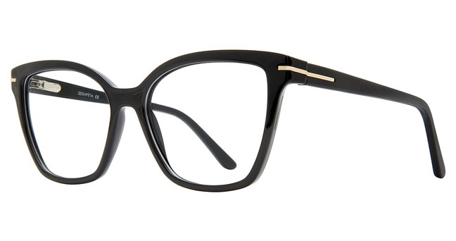 Serafina Eyewear Glamour Clip Black