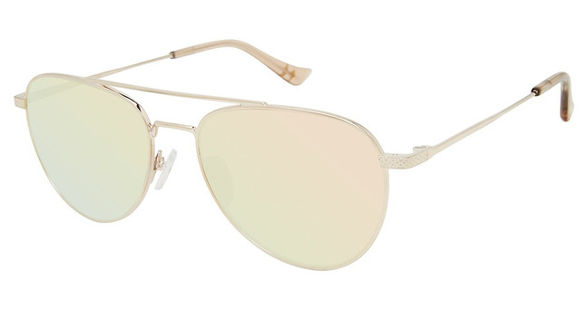 Denon Eyewear Eyeglasses LEO Shiny Gold, Rose Gold Mirror/GD