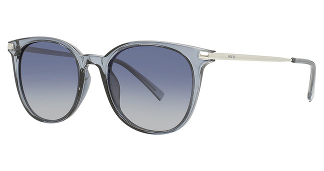 INVU Eyeglasses INVU-227 Denim/Chrome/3