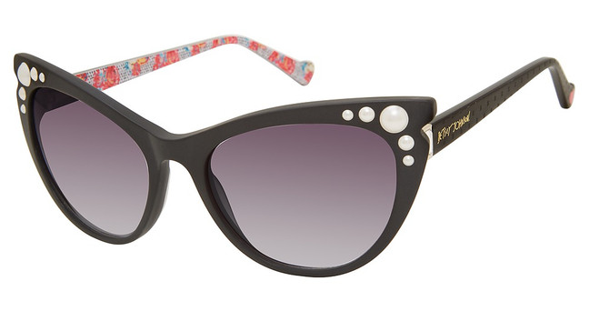BETSEY JOHNSON Eyeglasses TOP IT OFF Black/BLK
