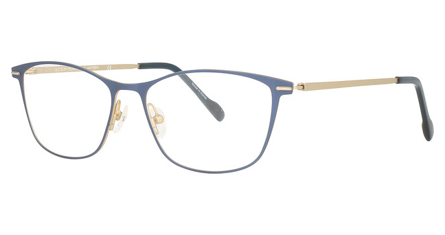 Scott Harris Eyeglasses Scott Harris 744 Blue/Champagne/1