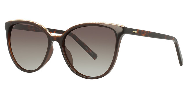 INVU Eyeglasses INVU-239 Chocolate/Tortoise/Gold/1