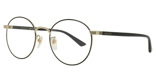 Gucci Eyeglasses GG0297OK BLACK-BLACK-TRANSPARENT/003
