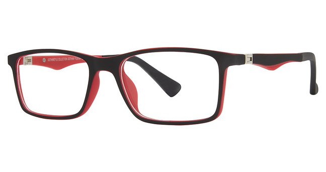 Gotham Eyeglasses Gotham Premium Flex 64 black/red/BLACK/RED