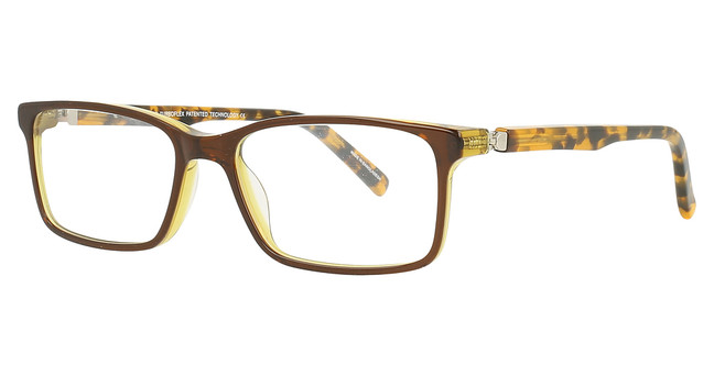 Takumi Eyeglasses TK1160 Brown & Yellow/Demi Amber/10