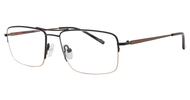 Konishi Eyeglasses KONISHI KF8606 Matte Black Brown/C1