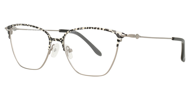BCBG Max Azria Eyeglasses Henley BLACK PATTERN