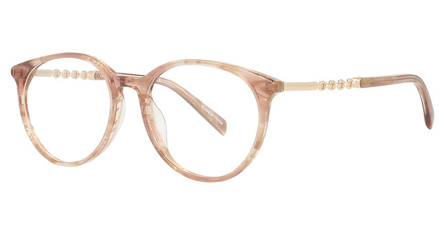 Cote d Azur Eyeglasses CDA-316 Pink Pearl / Gold/2