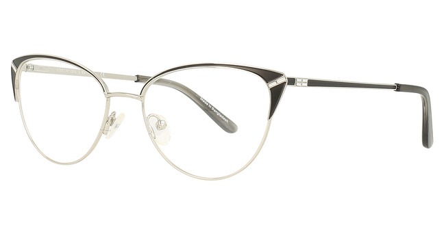 Cote d Azur Eyeglasses CDA-320 Black / Silver/1
