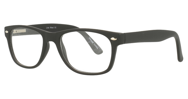 Lido West Eyeworks Eyeglasses NEMO BLK