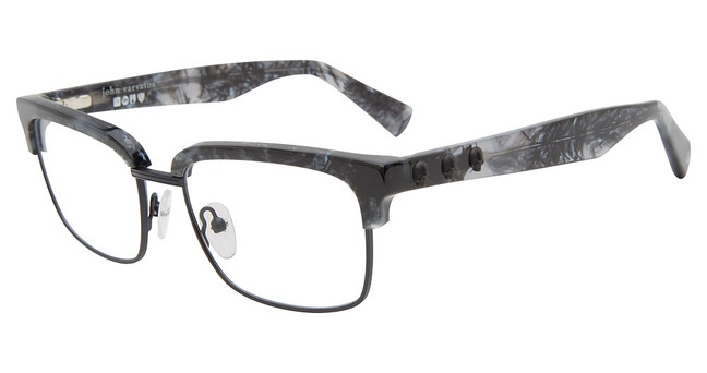 John Varvatos Eyeglasses VJV186 Textured Blue/Navy