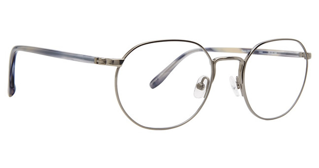 Badgley Mischka Eyeglasses Leon Pewter/PWTR
