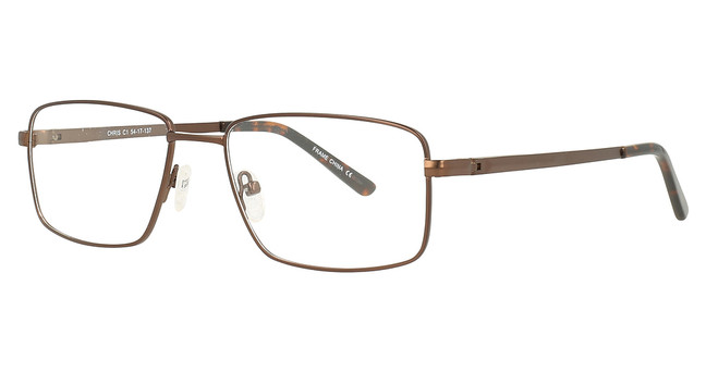 Durango Eyeglasses Chris Satin Brown/C-1