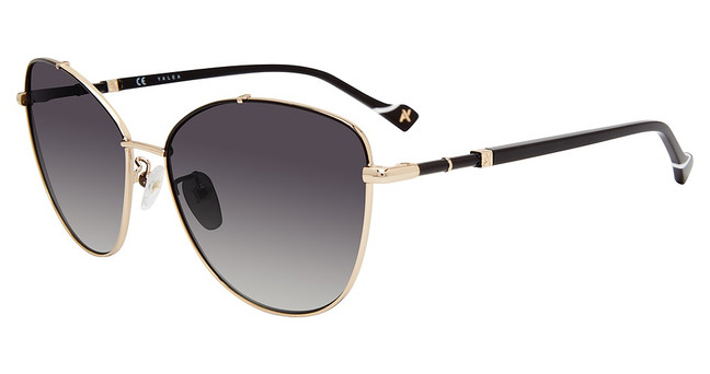 Yalea Eyeglasses SYA029 Gold Black 0301