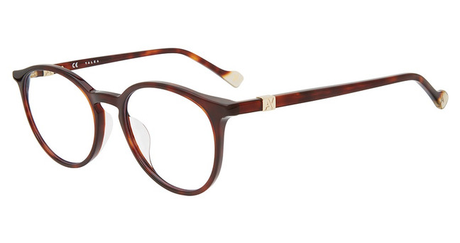 Yalea Eyeglasses VYA022 Red Havana 06NE
