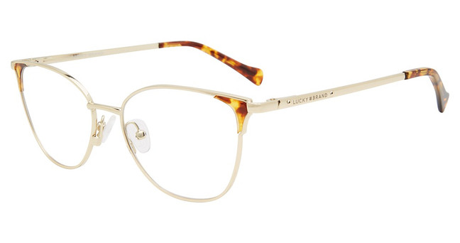 Lucky Brand Eyeglasses VLBD125 Gold Metal