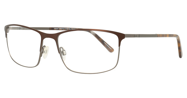 Takumi Eyeglasses TK1163 Satin Brown & Dark Steel/Dark Steel & Tortoise/10