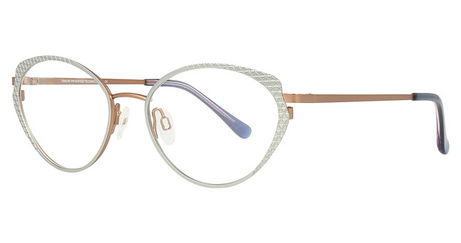 Takumi Eyeglasses TK1189 Satin Teal & Satin Copper/60