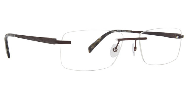 Totally Rimless Eyeglasses Advance(227) Chocolate/CHOC