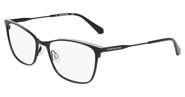 CK Jeans Eyeglasses CKJ21207 BLACK/ WHITE/073