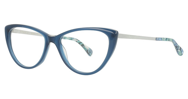 Alan J Eyeglasses AJ-502 Prussian / Silver/1