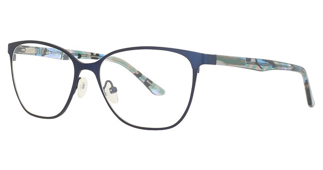 Adin Thomas Eyeglasses AT-522 Midnight / Blue Multi/1