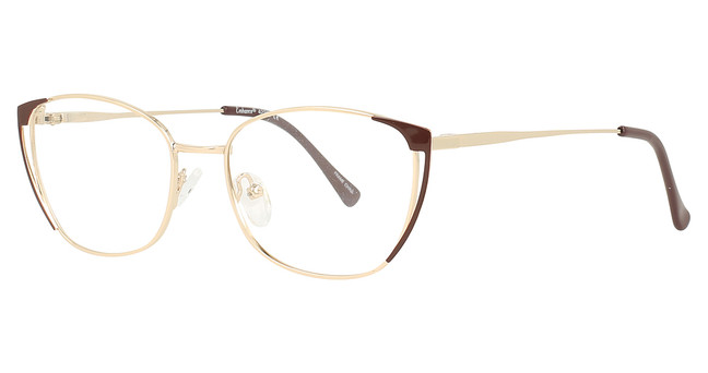 Enhance Eyeglasses 4290 Burgundy/Gold