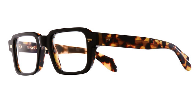 Cutler and Gross Eyeglasses CGOP139350 BLACK ON CAMO/001