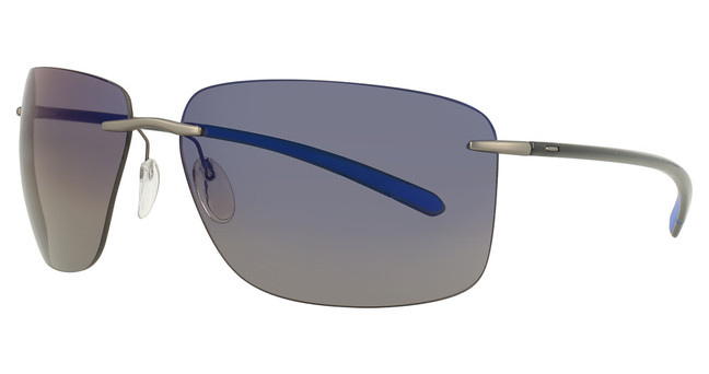 Silhouette Eyeglasses 8728 Gray/ Ocean Blue/6560